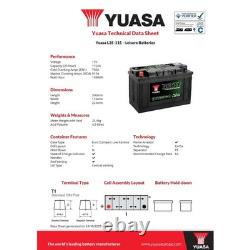 Yuasa L35-115 YBX Active Leisure & Marine Battery 12V 115Ah 750A