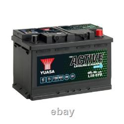 Yuasa Leisure & Marine Battery Yuasa L28-EFB Active Leisure EFB -12V 75Ah 730A