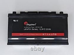 ZHYPHEN LITHIUM LEISURE BATTERY 12V (12.8V) 120Ah 1.5kWh LiFePO4 with CANbus