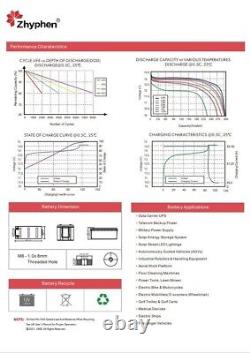 ZHYPHEN LITHIUM LEISURE BATTERY 12V (12.8V) 300Ah 3.8kWh LiFePO4 with CANbus